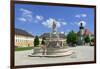 Kapellplatz Square with Town Hall, Altoetting, Upper Bavaria, Bavaria, Germany, Europe-Hans-Peter Merten-Framed Photographic Print