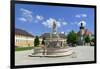 Kapellplatz Square with Town Hall, Altoetting, Upper Bavaria, Bavaria, Germany, Europe-Hans-Peter Merten-Framed Photographic Print