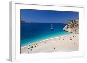 Kaputas Bay between Kas and Kalkan, Lycia, Turkey-null-Framed Art Print