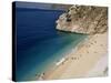 Kaputas Beach, Between Kalkan and Kas, Anatolia, Turkey, Eurasia-Michael Short-Stretched Canvas