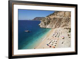 Kaputas Beach, Near Kalkan, Lycia-Stuart Black-Framed Photographic Print