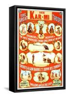Kar-Mi and the Great Victorina Troupe Originators-null-Framed Stretched Canvas