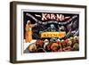 Kar-Mi Performing the Most Startling Mystery of All India-null-Framed Art Print