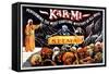 Kar-Mi Performing the Most Startling Mystery of All India-null-Framed Stretched Canvas