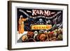 Kar-Mi Performing the Most Startling Mystery of All India-null-Framed Art Print