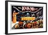 Kar-Mi Performing the Most Startling Mystery of All India-null-Framed Art Print