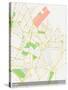 Karaj, Iran, Islamic Republic of Map-null-Stretched Canvas