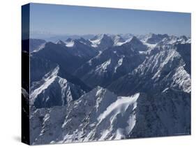 Karakoram Mountain Range and the Massif of the Hindu Kush, in Northern Area, Pakistan-Alain Evrard-Stretched Canvas