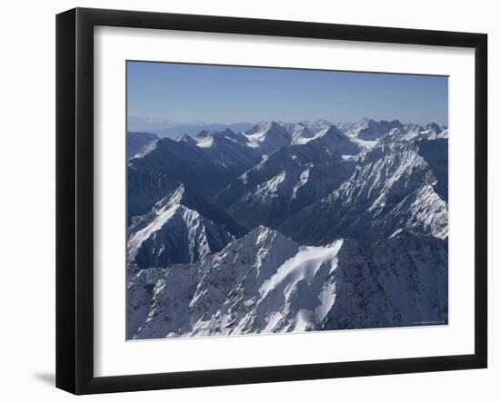 Karakoram Mountain Range and the Massif of the Hindu Kush, in Northern Area, Pakistan-Alain Evrard-Framed Photographic Print