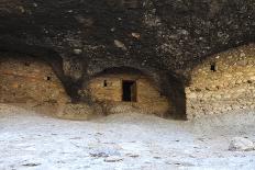 Cavernous Settlement at Meteora, Greece-karapas-Stretched Canvas