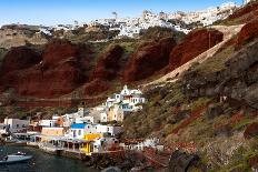 Santorini Island in Greece-karapas-Laminated Photographic Print