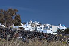 Santorini Island in Greece-karapas-Laminated Photographic Print