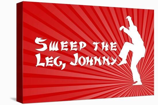 Karate Kid Movie Sweep the Leg Johnny Poster Print-null-Stretched Canvas