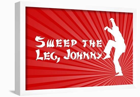 Karate Kid Movie Sweep the Leg Johnny Poster Print-null-Framed Poster