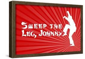 Karate Kid Movie Sweep the Leg Johnny Poster Print-null-Framed Poster