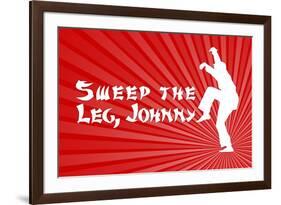 Karate Kid - Sweep the Leg Johnny - Movie-null-Framed Art Print