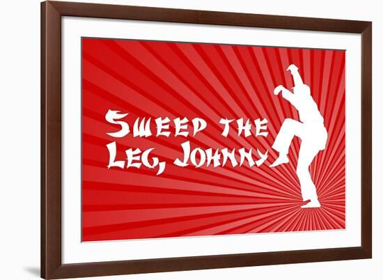 Karate Kid - Sweep the Leg Johnny - Movie-null-Framed Art Print