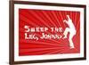 Karate Kid - Sweep the Leg Johnny - Movie-null-Framed Art Print