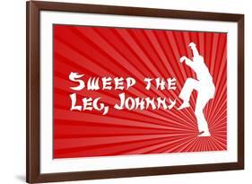 Karate Kid - Sweep the Leg Johnny - Movie-null-Framed Art Print