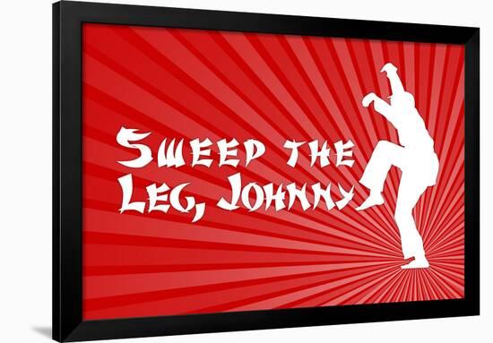 Karate Kid - Sweep the Leg Johnny - Movie-null-Framed Art Print