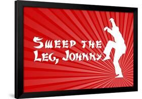 Karate Kid - Sweep the Leg Johnny - Movie-null-Framed Art Print