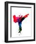 Karate Kid Watercolor-Lora Feldman-Framed Art Print