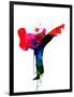 Karate Kid Watercolor-Lora Feldman-Framed Premium Giclee Print