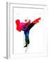 Karate Kid Watercolor-Lora Feldman-Framed Art Print