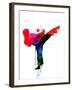 Karate Kid Watercolor-Lora Feldman-Framed Art Print