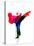 Karate Kid Watercolor-Lora Feldman-Stretched Canvas