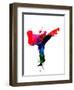 Karate Kid Watercolor-Lora Feldman-Framed Art Print