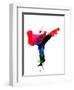 Karate Kid Watercolor-Lora Feldman-Framed Art Print