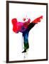 Karate Kid Watercolor-Lora Feldman-Framed Art Print