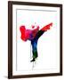 Karate Kid Watercolor-Lora Feldman-Framed Art Print