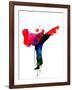 Karate Kid Watercolor-Lora Feldman-Framed Art Print