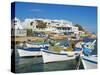 Karavostasis Village and Principal Port, Folegandros, Cyclades Islands, Greek Islands, Aegean Sea,-Tuul-Stretched Canvas