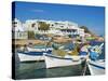 Karavostasis Village and Principal Port, Folegandros, Cyclades Islands, Greek Islands, Aegean Sea,-Tuul-Stretched Canvas