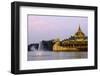 Karaweik, Kan Daw Gyi Lake and Park, Yangon (Rangoon), Myanmar (Burma), Asia-Nathalie Cuvelier-Framed Photographic Print
