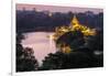 Karaweik, Kan Daw Gyi Lake and Park, Yangon (Rangoon), Myanmar (Burma), Asia-Nathalie Cuvelier-Framed Photographic Print