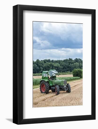 Karben, Hesse, Germany, Fendt Favorit 4S, Model 1967, 90 Hp, Cubic Capacity 5.2 L-Bernd Wittelsbach-Framed Photographic Print