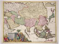 Map of Asia, Tartaria, Japan, the Philippines and East Indies, Engraved G. Van Gouwen, c.1690-Karel Allard-Giclee Print