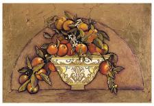 Artichokes and Pomegranates in a Moroccan Bowl-Karel Burrows-Art Print