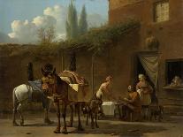 Muleteers at an Inn-Karel Dujardin-Art Print