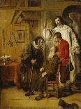 Tobias Curing His Fathers Blindness-Karel van der Pluym-Stretched Canvas