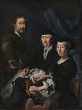 The Artist with His Family, 1624-1670-Karel van III Mander-Framed Stretched Canvas
