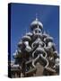 Karelia, Lake Onega, Kizhi Island, Roof of the Church of the Transfiguration, Russia-Nick Laing-Stretched Canvas