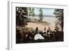 Karelians Having Tea by a River, Near Archangel, Russia, C1930S-null-Framed Giclee Print