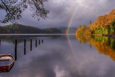 Autumn at Loch Ard, Trossachs, Scotland, United Kingdom, Europe-Karen Deakin-Photographic Print