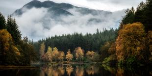 The Mirror Man, Loch Earn, Highlands, Scotland, United Kingdom, Europe-Karen Deakin-Photographic Print