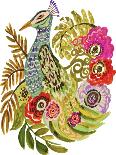 Garden Birds II-Karen Fields-Art Print